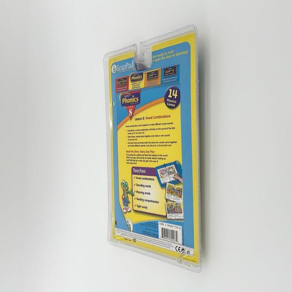 LeapPad Phonics Lesson 8 Vowel Combo Book and Cartridge - Preschool to Grade 2 - Picture 6 of 6